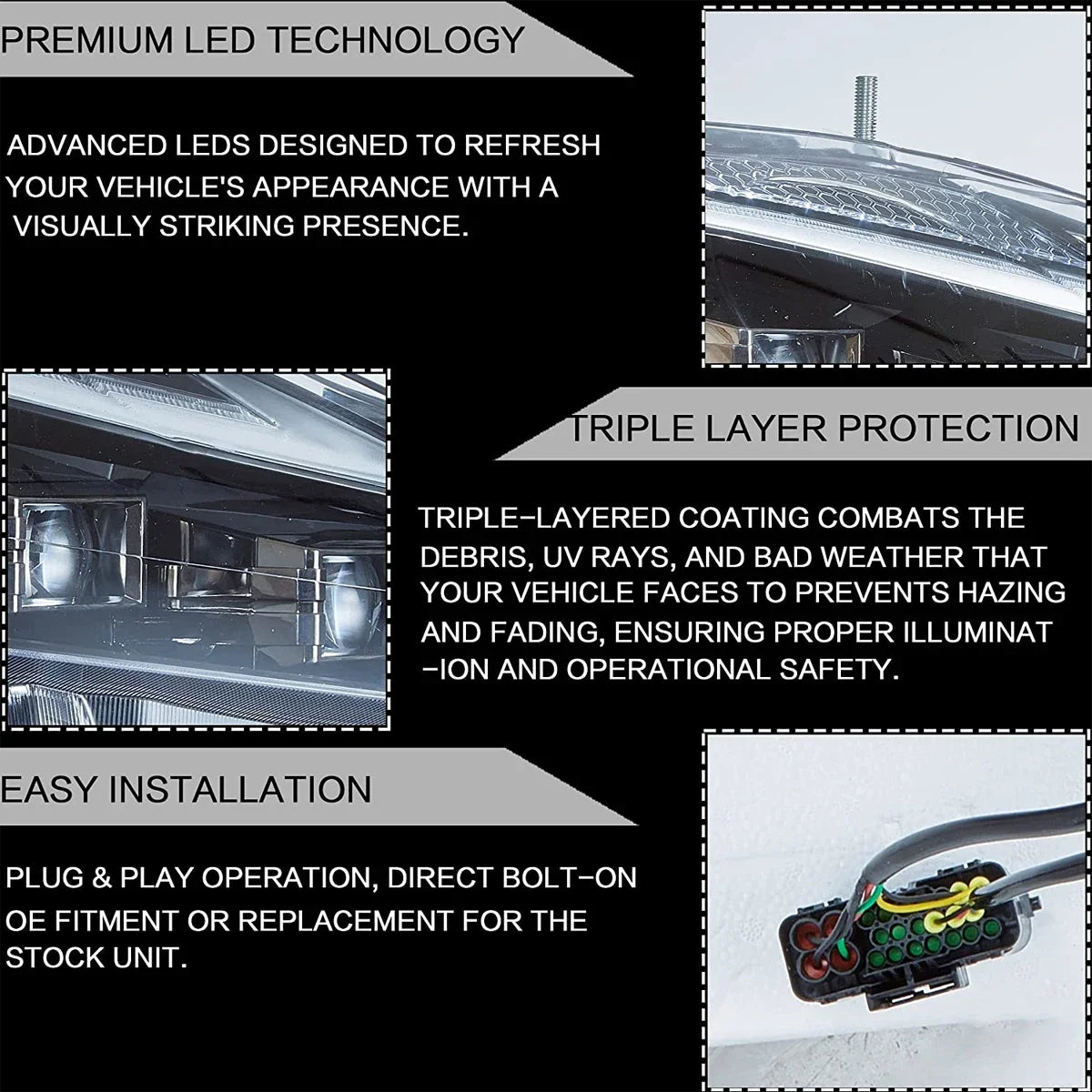 TYPY Car Lights for Lexus IS250 Headlight 2006-2012 LED Projetor Head Lamp Daytime Running Light Automotive Accessories sayaragear