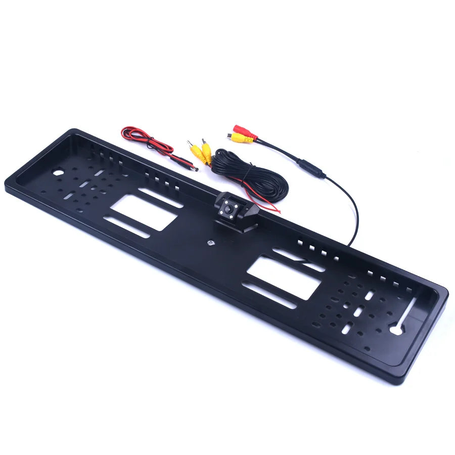 Auto Parktronic EU Car License Plate Frame Rear View Camera HD Night Vision Rear View Camera Reverse Rear Camera With 4 IR Light sayaragear