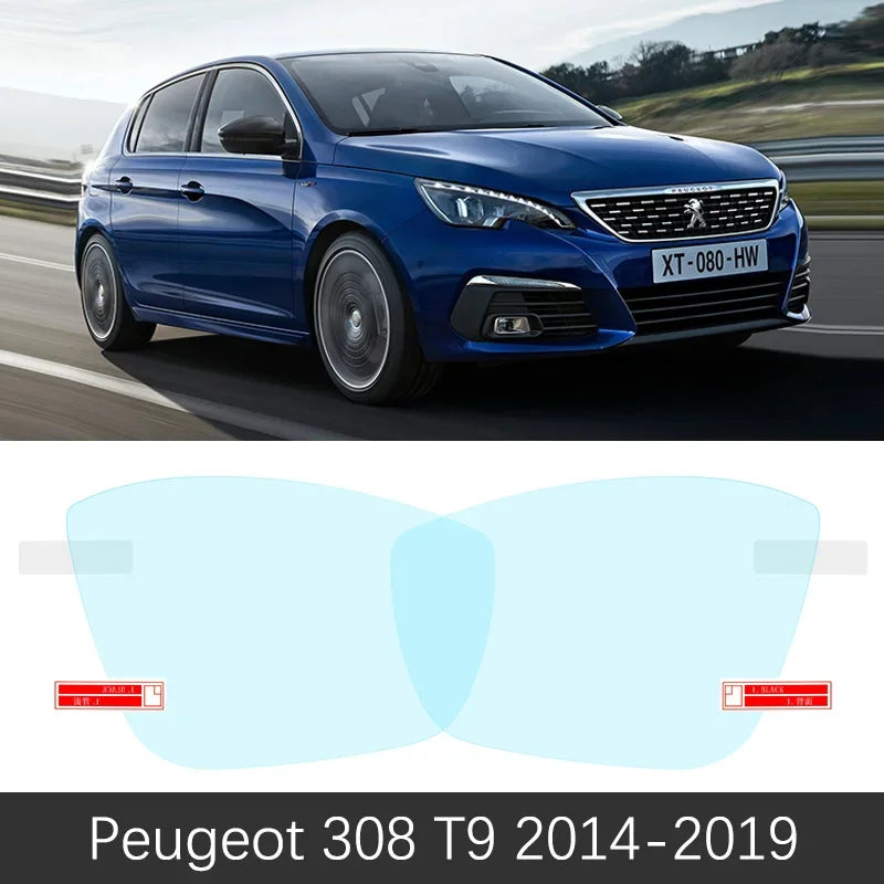 Full Cover Anti Fog Rainproof Film Rearview for Peugeot 308 t7 t9 308cc 308sw 308gti 2007~2019 Car Stickers Accessories 2015 sayaragear