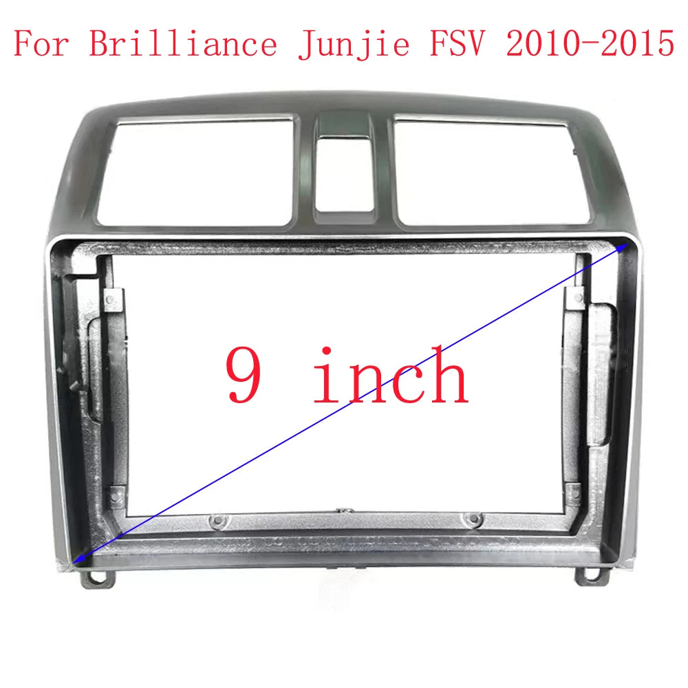 Car Android Radio Frame Audio Panel Car Multimedia Frame 9" Fascias For Brilliance Junjie FSV 2010 2011 2012 2013 -2015 sayaragear