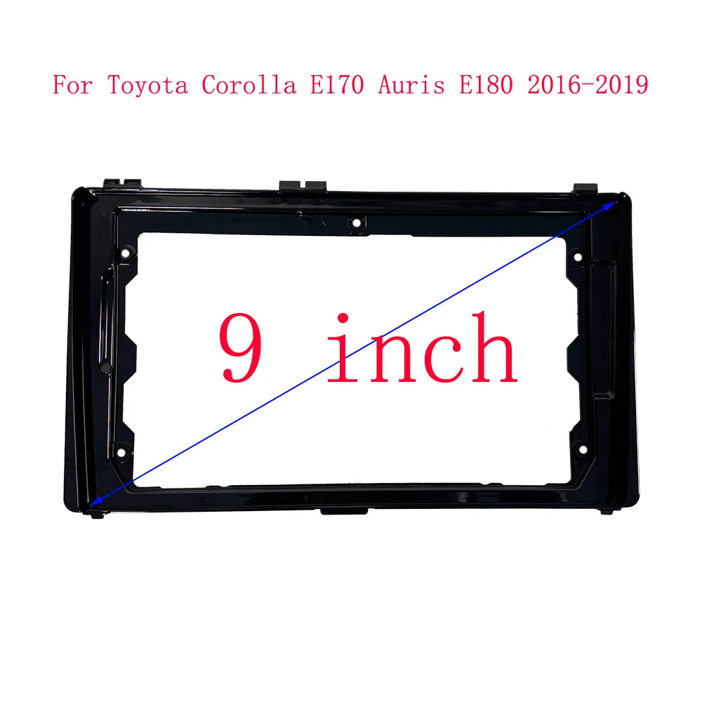 Car Radio Frame For Toyota Corolla E170 Auris E180 2016-2019 9 inch 2DIN Stereo Panel Harness Wire Power Cable Canbus Decoder sayaragear