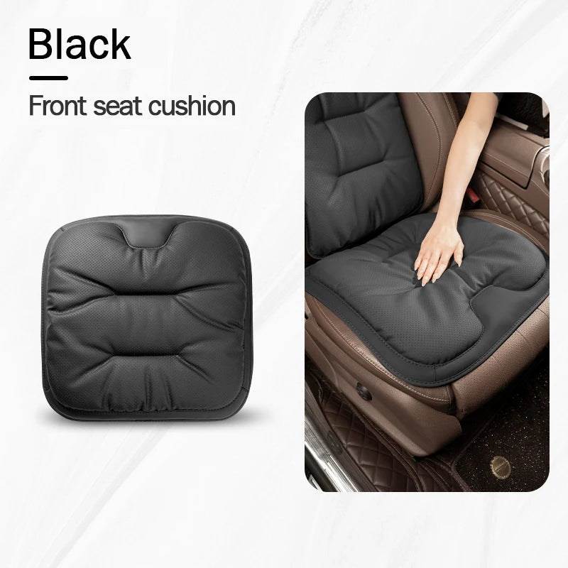 Universal Car Seat Cover Leather Cars Seat Waist Cushion Covers Four Season Auto Interior Seats Protection Pad Car Accessorie sayaragear