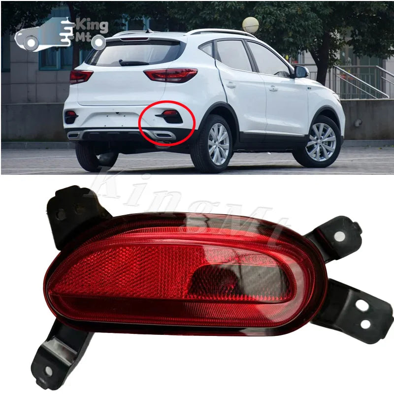 For MG ZS MG ZST 19-20 Rear Bumper Fog Light Reflector Stop Light Rear Fog Light Foglamp Brake Lamp Warning Lamp sayaragear