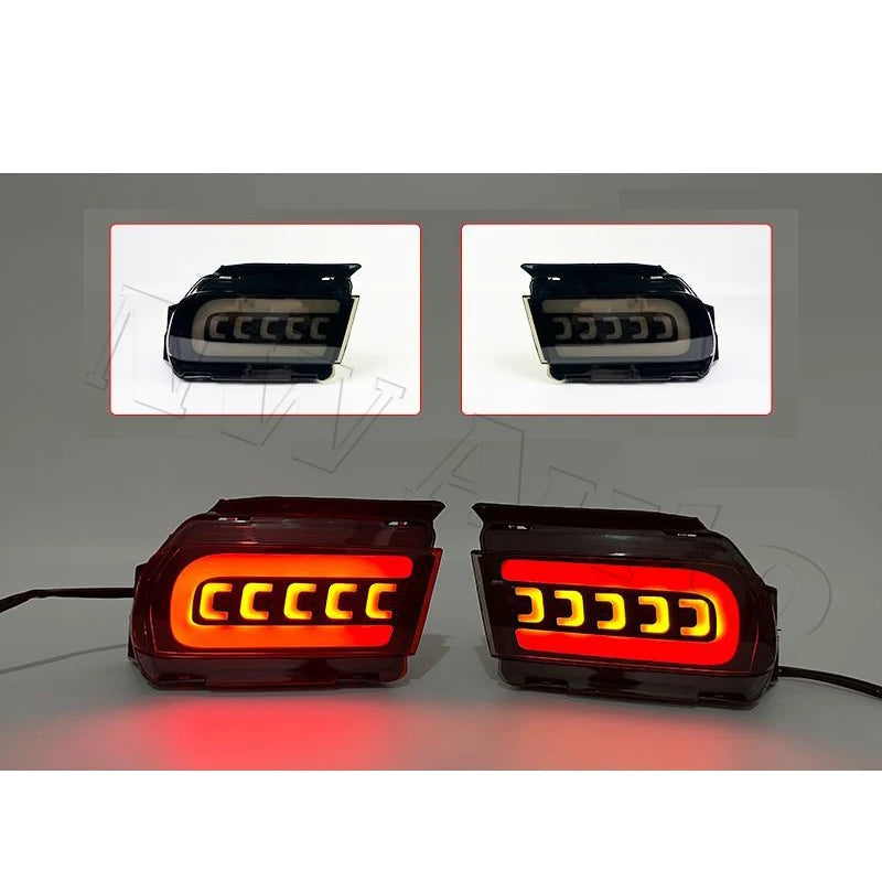 LED Rear Fog Lamp For Toyota Land Cruiser Prado 150 LC150 FJ150 GRJ150 2010-2020 Rear Bumper Reflector Lights Brake Light sayaragear