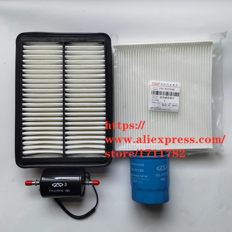 4pcs/set Filter Set For Chery Jetour X70/X70 PLUS,1.5T, Air &Fuel &Oil &Cabin Filter sayaragear