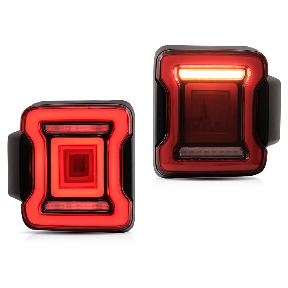 Vland 18-22 Wrangler 4th Gen (JL) & 19-22 Jeep Gladiator (JT) LED Tail Lights With Sequential Turn Signal sayaragear