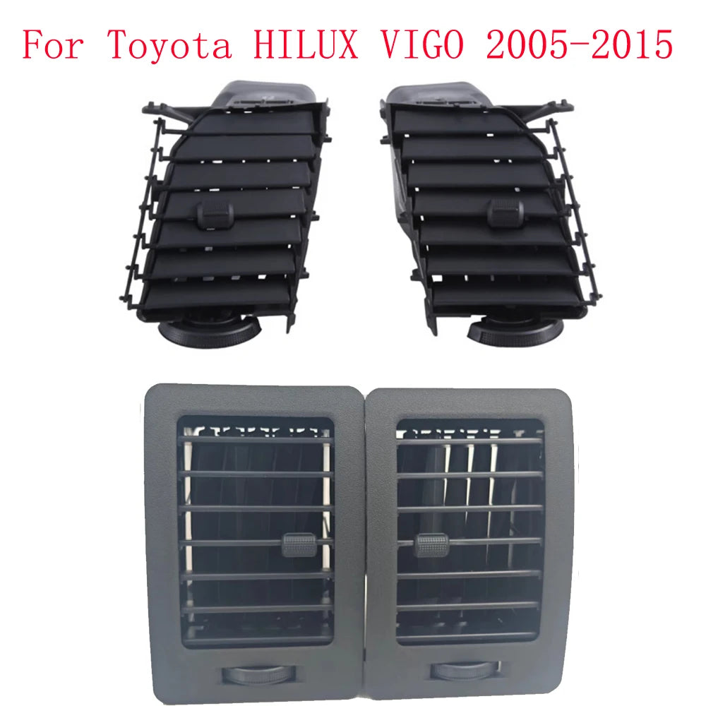 Car Front Central Dashboard Panel Left Right Air Vent Outlet Assembly For Toyota Hilux 2004-2015 Parts A/C Air Vent Outlet sayaragear