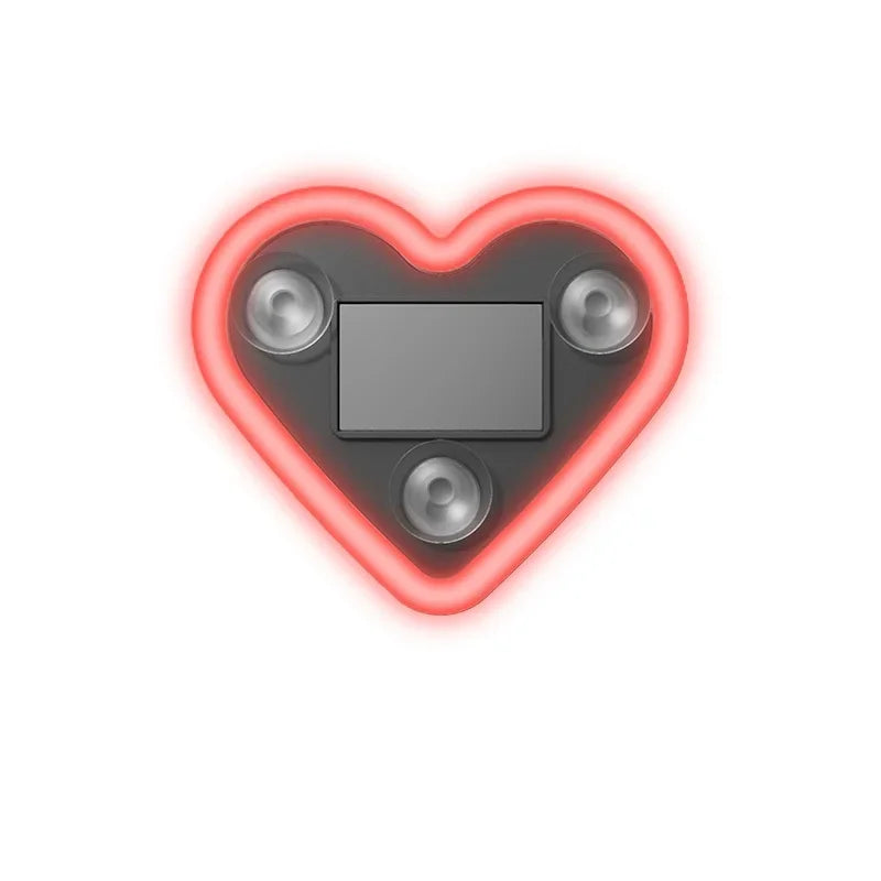 Solar Triangle Window Heart-Shaped Light Emitting Heart-Shaped Atmosphere Light Interior Wiring Free LED Atmosphere Light sayaragear