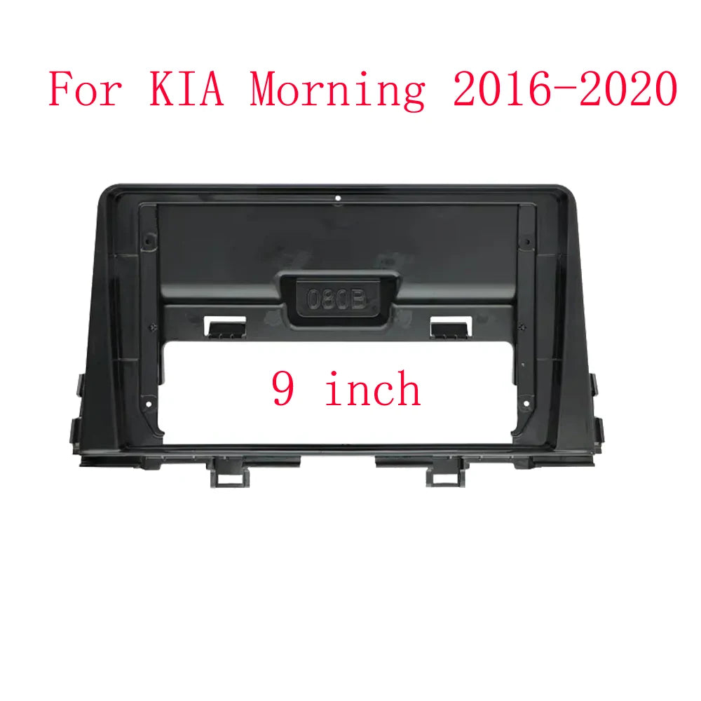9 Inch Car Stereo Radio Panel Fascia Frame Adapter For KIA Morning 2016-2020 Refitting 1DIN Dash Fitting Plate Frame Trim Kit sayaragear