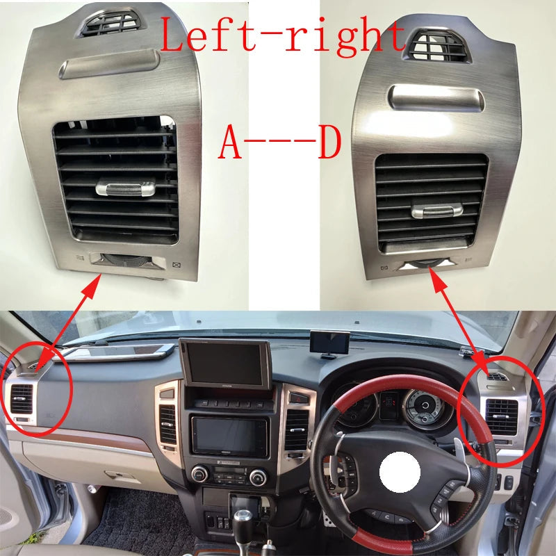 NEW Center Air Conditioner Dashboard Air Conditioning Vent Outlet Panel Grille for Mitsubishi Pajero Montero V87 V93 V95 V97 V98 sayaragear