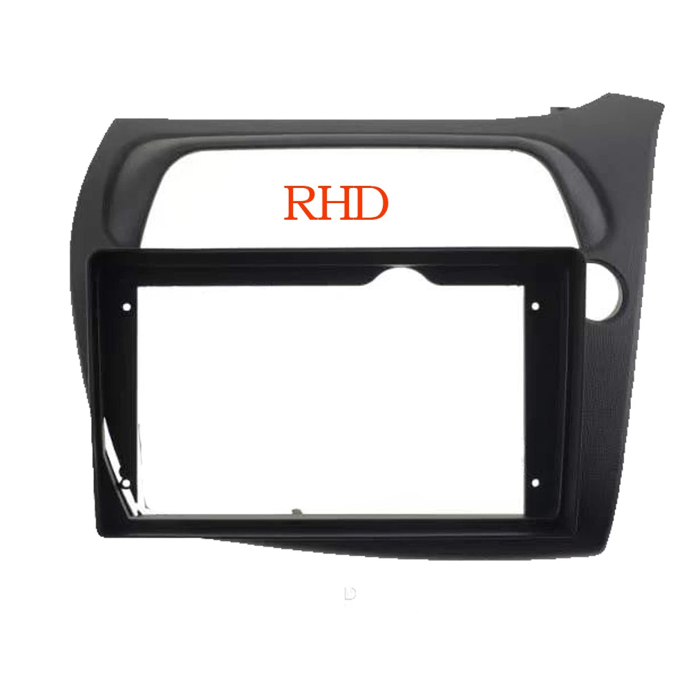 HAOCHEN 9 inch Car Radio Frame For HONDA Hatchback-Civic 2005-2011 LHD RHD Trim Panel Mount Kit Installation 2 Din Stereo sayaragear