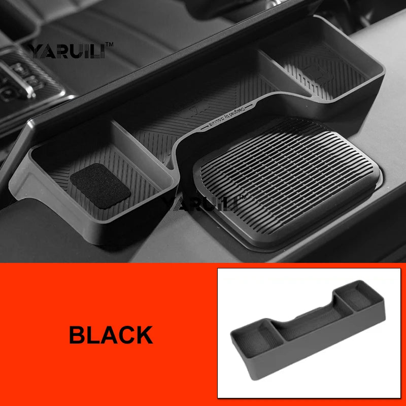 For Jetour G700 2025 2026 Car Screen Rear Silicone Storage Box Storage Sundries Box Interior Stowing Accessories sayaragear