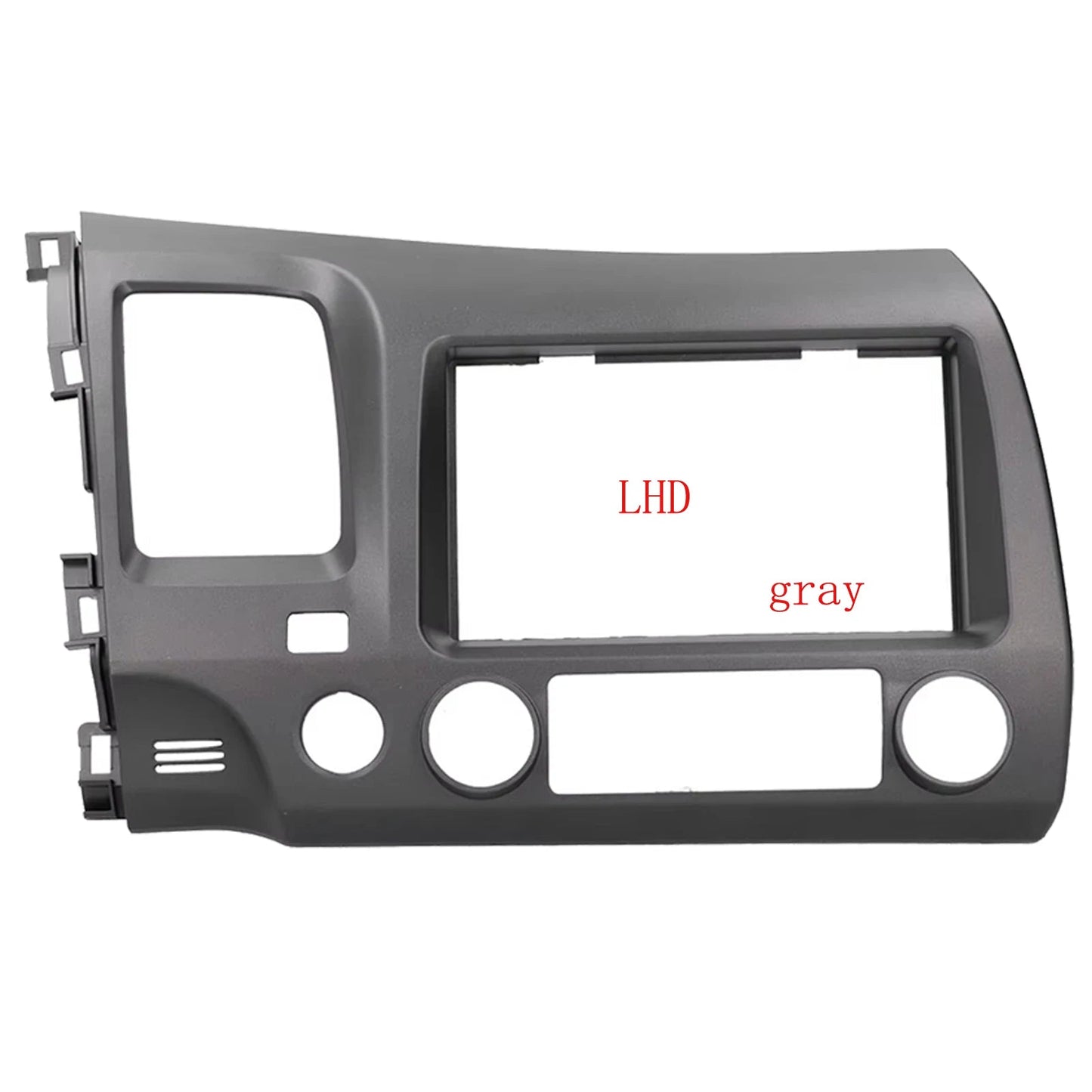 HAOCHEN 6.2/7 inchLHD RHD for 2006-2011 Honda Civic 2din Stereo Double Din Dvd Frame Install Face Panel Dash Mount sayaragear