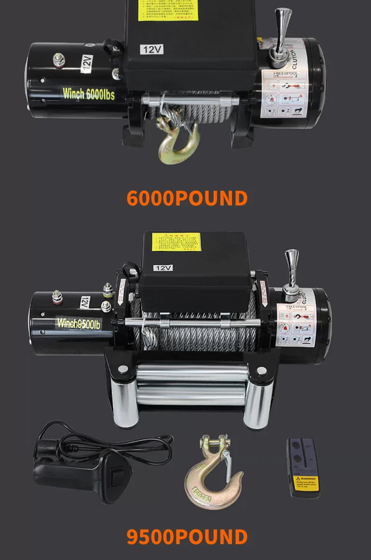 12000lbs 12v Electric Winch for 4x4 Off-Road Car Discovery Remote Control Kits with Hydraulic Power Source 24v Voltagecustom sayaragear
