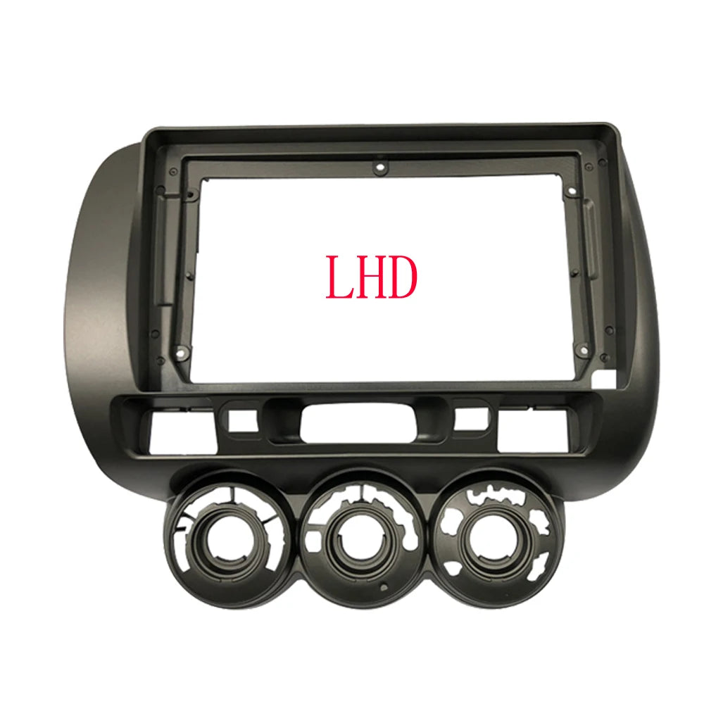 HAOCHEN Car 9 inch 2 Din Stereo o Fascia o DVD Panel Bezel Frame Installation Trim Left/right Wheel for Honda Fit City Jazz 2006 sayaragear