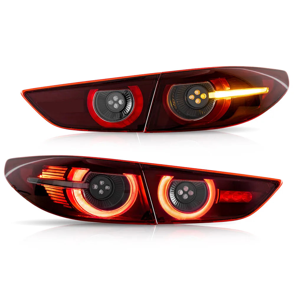 VLAND 19-22 Mazda3 Axela 4th Gen (BP) Sedan LED Tail Lights With Dynamic Welcome Lighting sayaragear