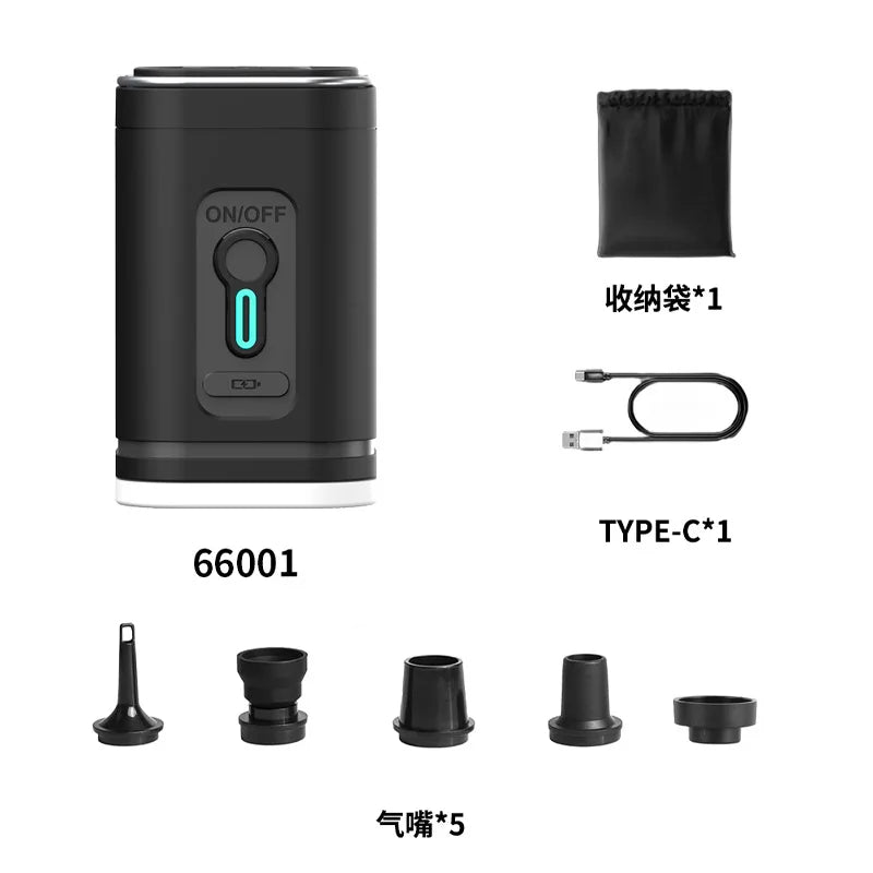 YIJU Wireless Inflation Pump Portable Outdoor Mini Air Compressor Air Cushion Bed Swim ring Multi function Air Pump sayaragear