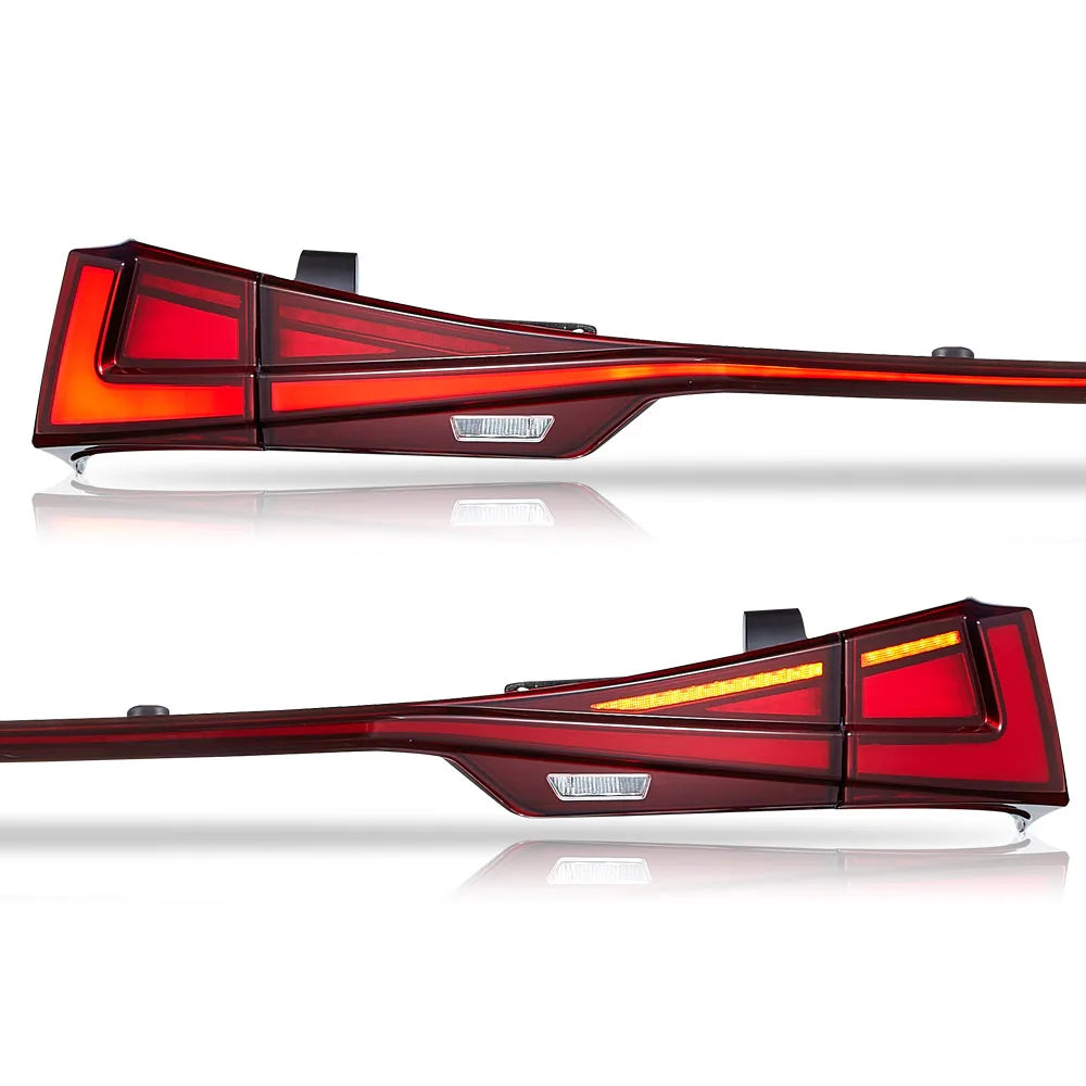 Vland 14-20 IS 250 200t 300h F Sport LED Tail Lights Unique Design Rear Lamp Assembly Upgrade Replacement sayaragear