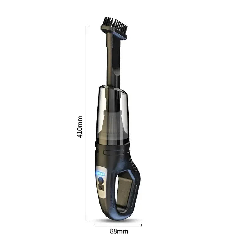 120W Portable Car Vacuum Cleaner USB Charging Handheld Cordless Vacuum Cleaner Powerful Suction for Auto/Home/Office/Pet Hair sayaragear