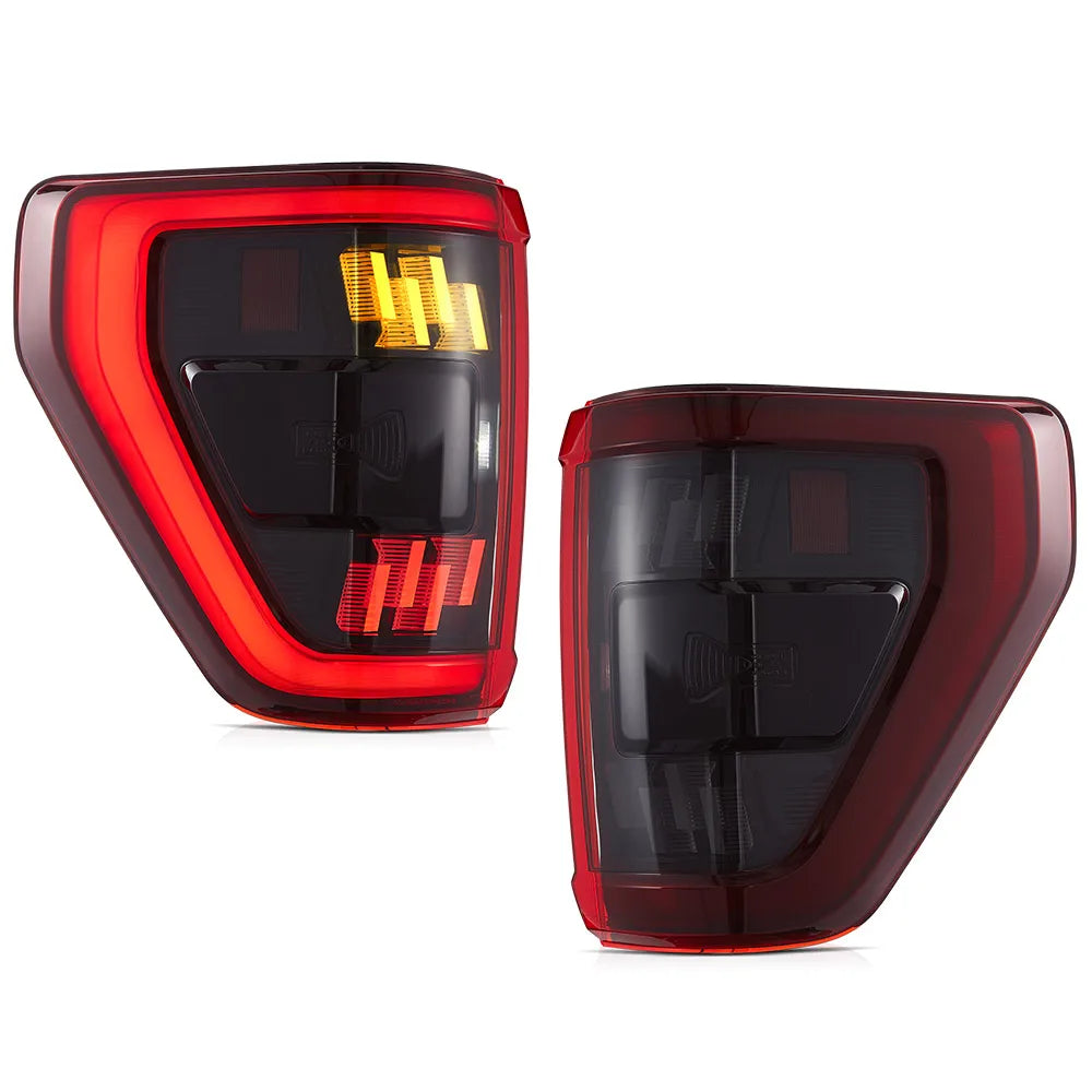 Vland 21-24 F150 Full LED Tail Lights Rear Lamp Assembly Upgrade Replacement sayaragear
