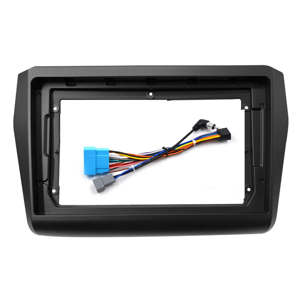 9 Inch Car Frame Fascia Cable Adapter Android Radio Dash Fitting Panel Kit For Suzuki Swift 2017-2019 sayaragear