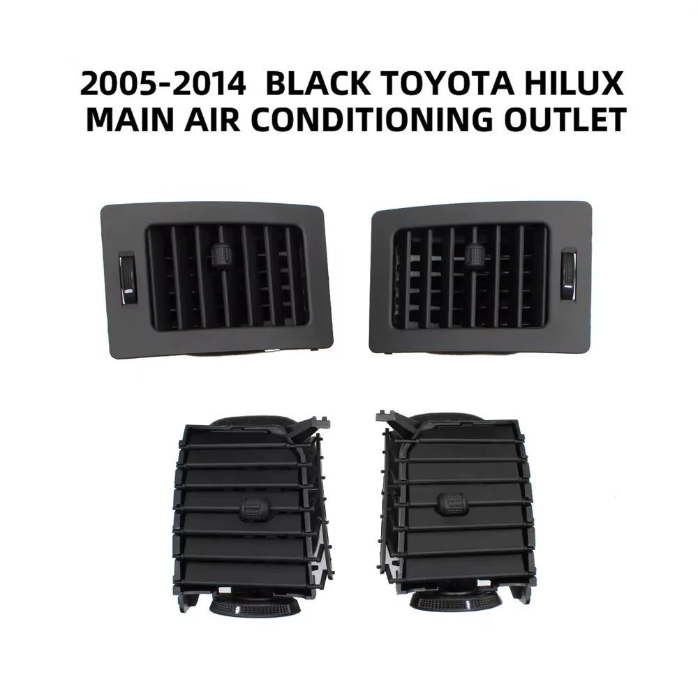 2X Interior Air-Condition Grill A/C Vent Grille For Toyota Hilux Kun SR5 UTE 2005-2015 Fortuner Accessories Parts sayaragear