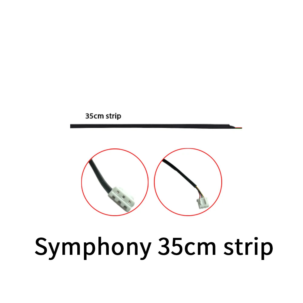 Full Colors Streamer Symphony RGBIC Ambient Light Accessories 3 wire LED Strip (RGB Door/Storage/Footlight 4 wire) "LED Lamp"App sayaragear