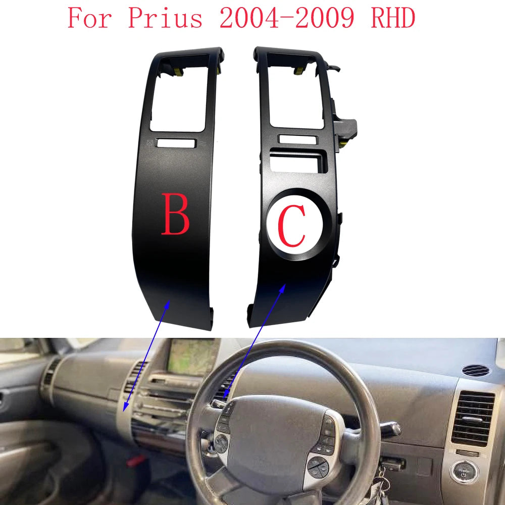 HAOCHEN For Prius 2004-2009 RHD Dashboard Air Vents Trim Frame For Prius 2004-2009 Air Conditioner Outlet Panel Cover air Fresh sayaragear