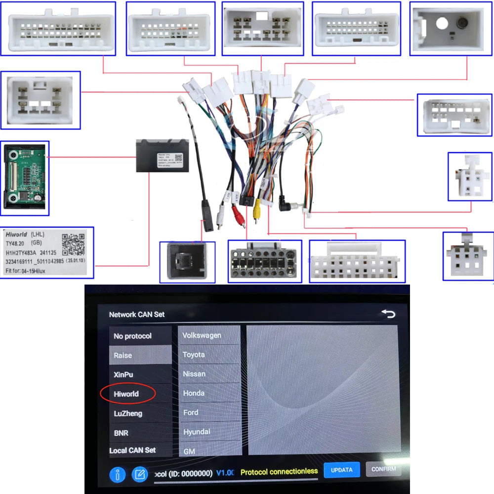 For 2005-2014 TOYOTA FORTUNER/ VIGO/ HILUX (9.7" VERTICAL SCREEN)Car Radio Fascias Tesla Style Panel Android MP5 Stereo Frame ki sayaragear