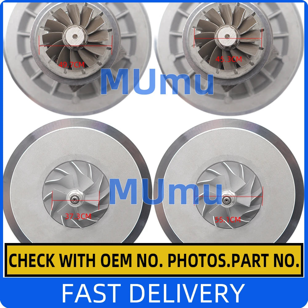 Turbine for Perkins Various Construction 2674A200 711736 711736-0027 Turbo Cartridge CHRA Core GT2556S sayaragear
