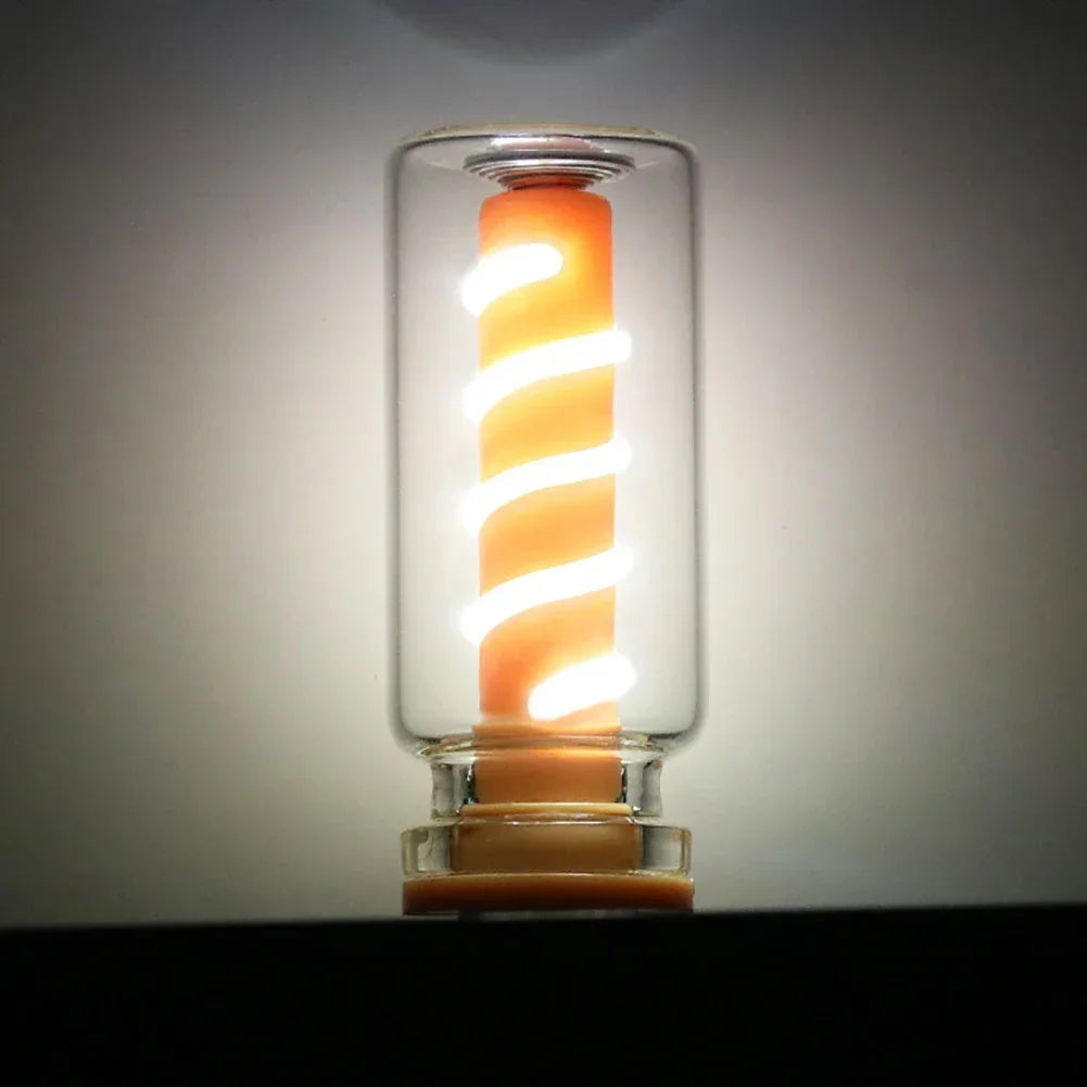 Car USB LED spiral Filament Touch Dimming Bulb 5V Retro LED Bulbs 1W Night Light Camping Incandescent Decorative LED Lighting sayaragear