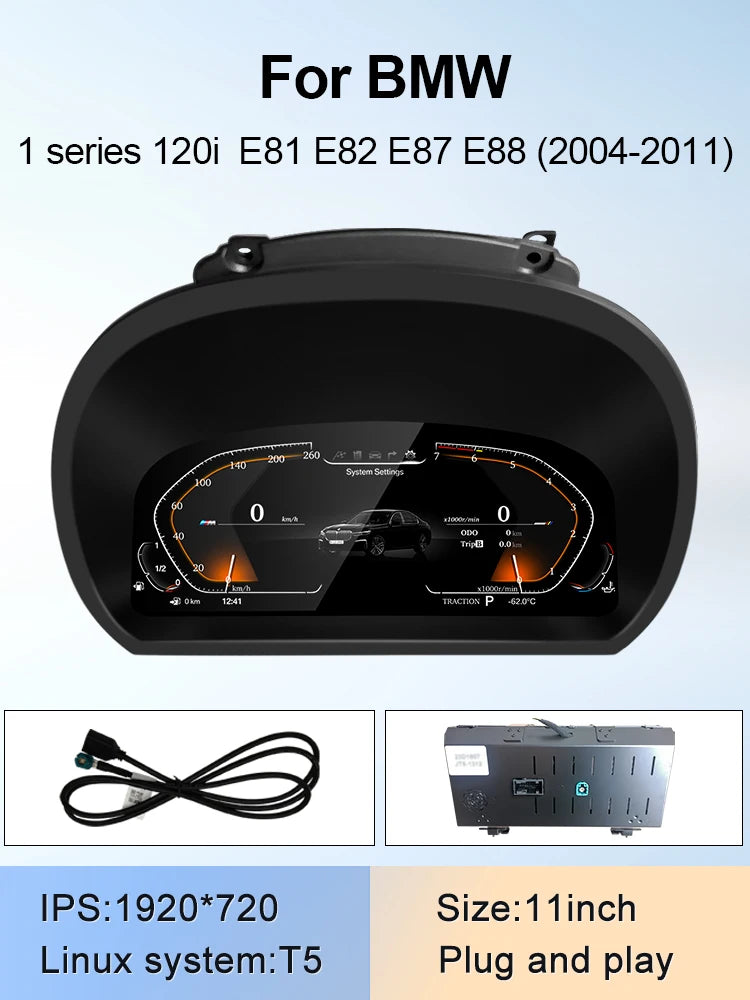 STWEI New Lcd Digital Dashboard Cluster Digital Speedometer For BMW 1/2/3/4/5/6/7 Seires X1/X2/X3/X4/X5/X6 Series sayaragear