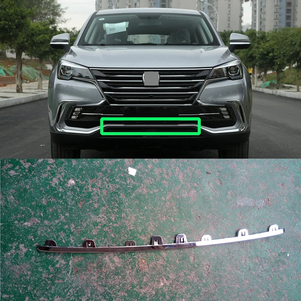 CHANGAN 2019-2021 Model CS85 Front Bumper Trim Front Grille Silver Strip sayaragear