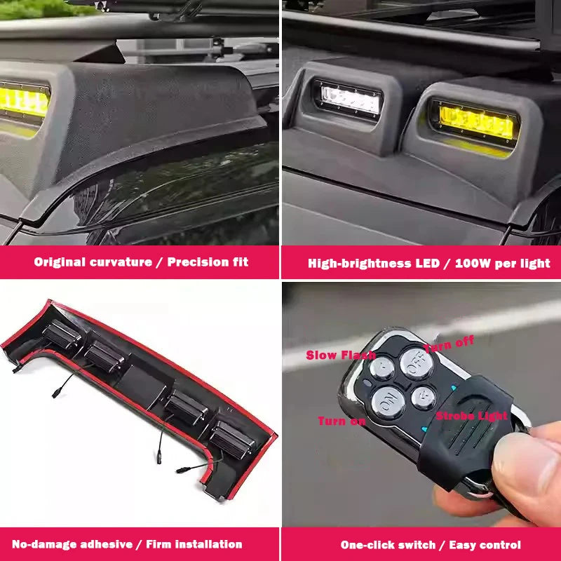 2025 High Lumen Car Roof Top Spotlight Led Roof Light for Jetour T1 Accessoriescustom sayaragear