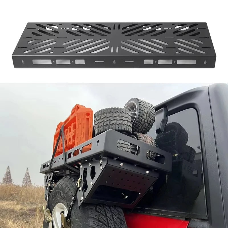 Car Spare Tire Luggage Rack Body Kit for All Off-Road Universal Wrangler TJ JK JL RV SUV Car Accessories 1997+custom sayaragear