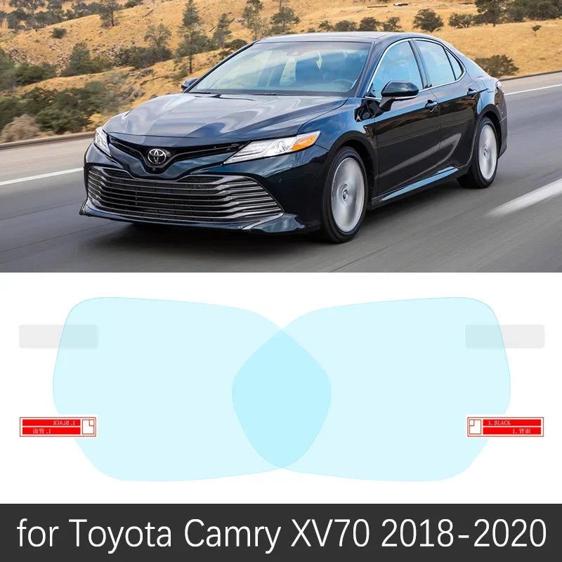 Full Cover Anti Fog Film Rearview Mirror for Toyota Camry 70 XV70 2018~2020 Car Stickers Cars Accessories Clear Mirrors Films sayaragear