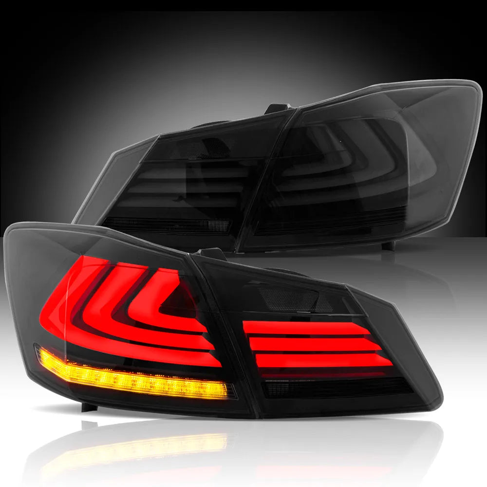 Vland 13-17 Accord 9th Gen Sedan LED Tail Lights With Sequential Turn Signal sayaragear