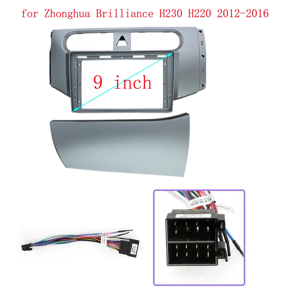 FOR 2012-2016 ZHONGHUA H230 9INCH Car Radio Android Stereo audio screen multimedia video player navigation cables Harness frame sayaragear