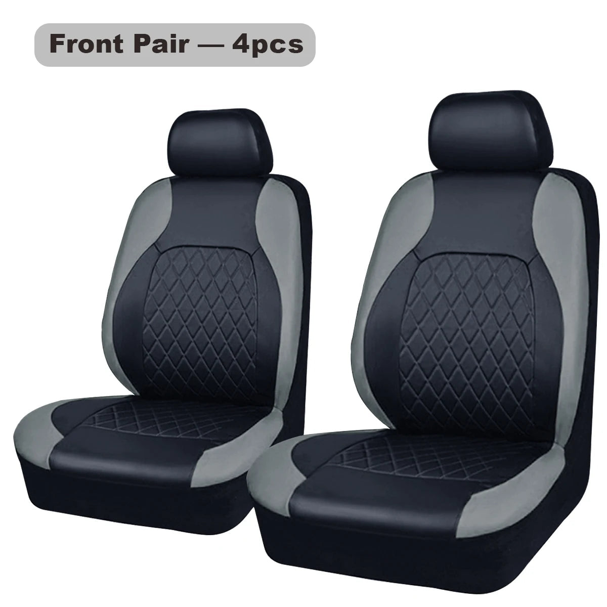 All Season Quited PU Leather Car Seat Cover Full Surrounded Seat Protector Waterproof Universal Fit Sedan Suv Pick-up Truck Seat sayaragear