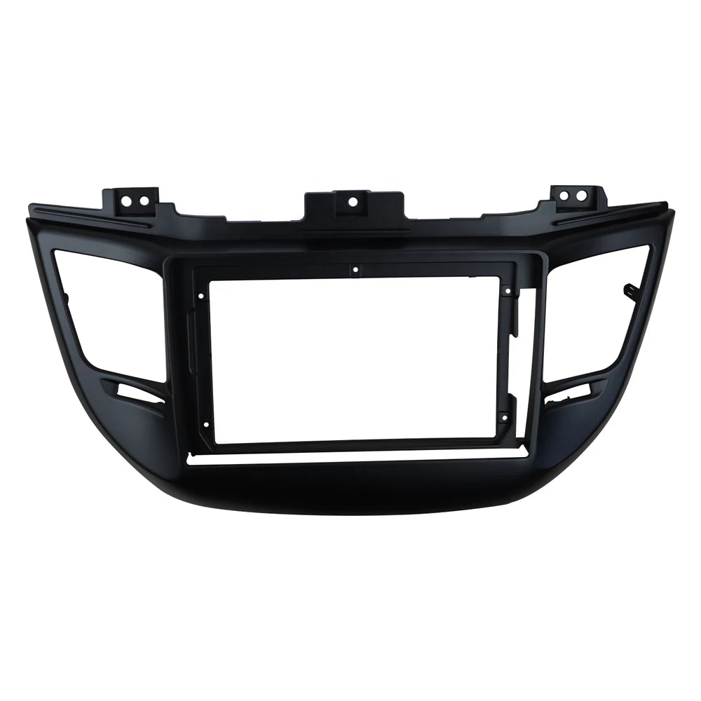 9 inch Car Radio Fascia for HYUNDAI Tucson 2015-2017 (Left Wheel) Panel Dash Kit Install Adapter Bezel Console Plate Facia sayaragear