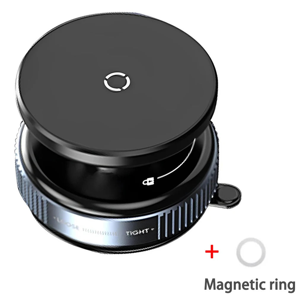 Car Phone Holder, Magsafe Magnetic Vacuum Intelligent Car Mount 360° Rotation Magnetic Vacuum Adsorption Suction Cup Bracket Car sayaragear