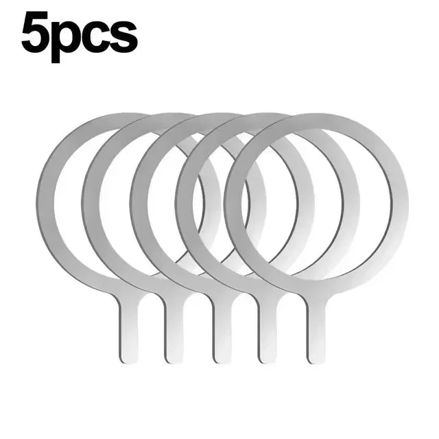Universal Magnet Sticker Magnetic Adapter Ring Suitable for Magsafe IPhone Wireless Charging Cellphone Round Metal Plate Ring sayaragear