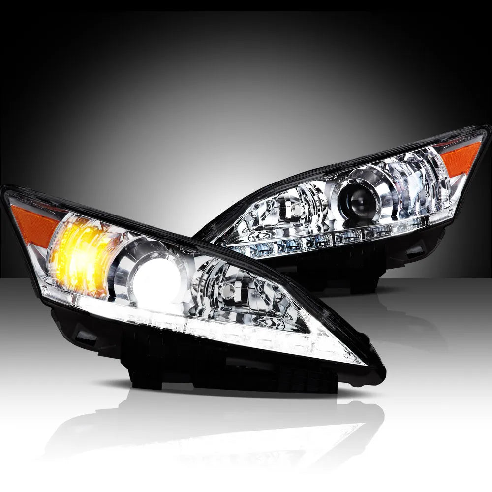 Vland 10-12 ES Series 4th Gen (GSV40) Facelift US Type Dual Beam Projector Headlights Assembly sayaragear