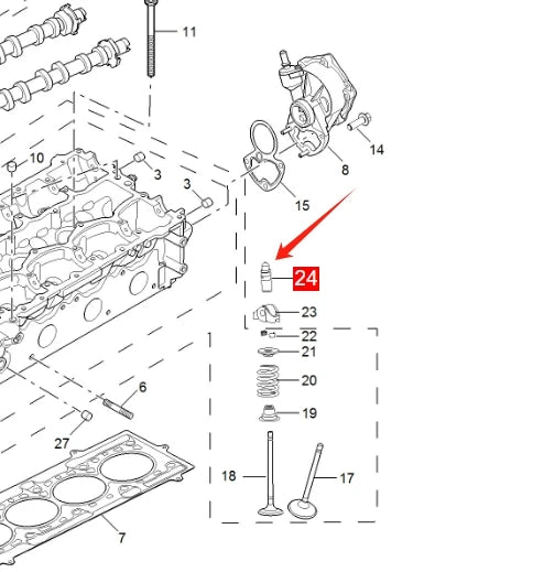 ATMMG original for SAIC MG HS RX5 GS RX8 2.0T engine valve tappet assembly 16pcs 10227713 10836229 new sayaragear