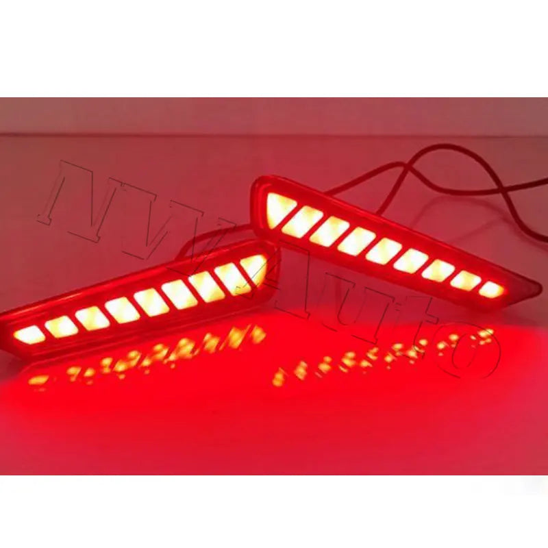 1 Pair Upgrade Rear Fog Light Fog Lamp Rear Foglight For Geely Coolray COOL Proton X50 Modifying LED Rear Bumper Light sayaragear