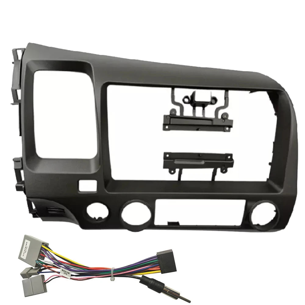 9 Inch Car Radio Android Stereo GPS MP5 Player Panel Casing Frame 2 Din Head Unit Fascia Dash Cover For Honda CIVIC 2006-2011 sayaragear