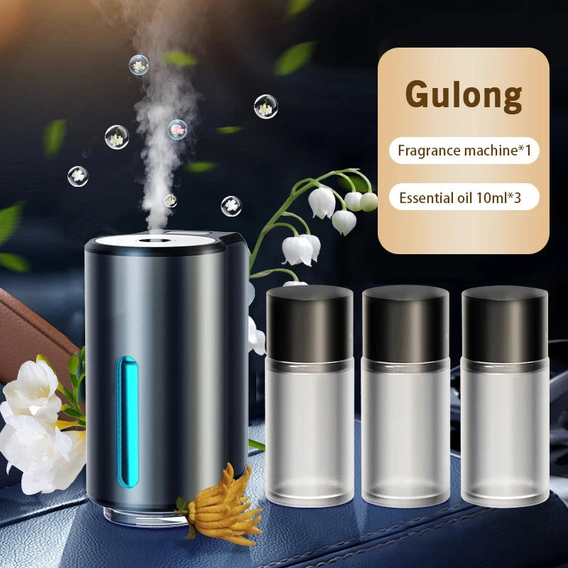 Car Electric Air Diffuser Aroma Car Air Vent Humidifier Mist Aromatherapy Car Air Freshener For Removing Odors Car Accessories sayaragear