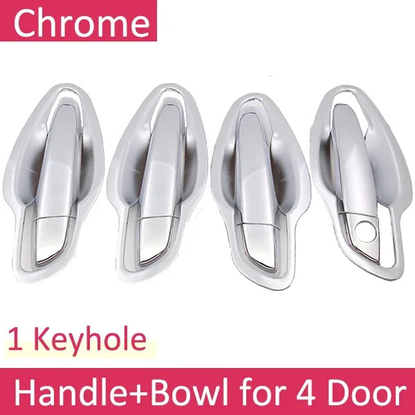 Chrome Car Door Handle Cover for Peugeot 508 SW RXH 2011~2018 Car Trim Set Exterior Accessories 2012 2013 2014 2015 2016 2017 sayaragear