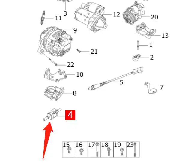 ATM original F4J16-1130011 new for Chery Tiggo 3 Tiggo 5 Tiggo 7 Tiggo 8 Arrizo carbon canister solenoid valve F4J161130011 - sayaragear