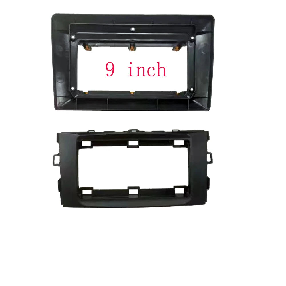 9 inch Car Radio Fascia Frame For Toyota Auris E150 2006 2007 2008 2009 2010 2011 Dash Fitting Panel Kit cable Car Dashboard sayaragear